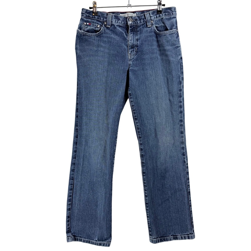 Vintage‎ Tommy Hilfiger Boyfriend Jeans Size 4 Blue Denim Y2K 90s Relaxed W869